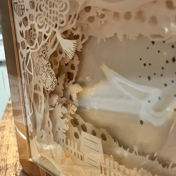 🎄 XMAS13- Papercut Light Box 3D Carving Luce 3D Shadow Box Led Light - Picture 3 of 3